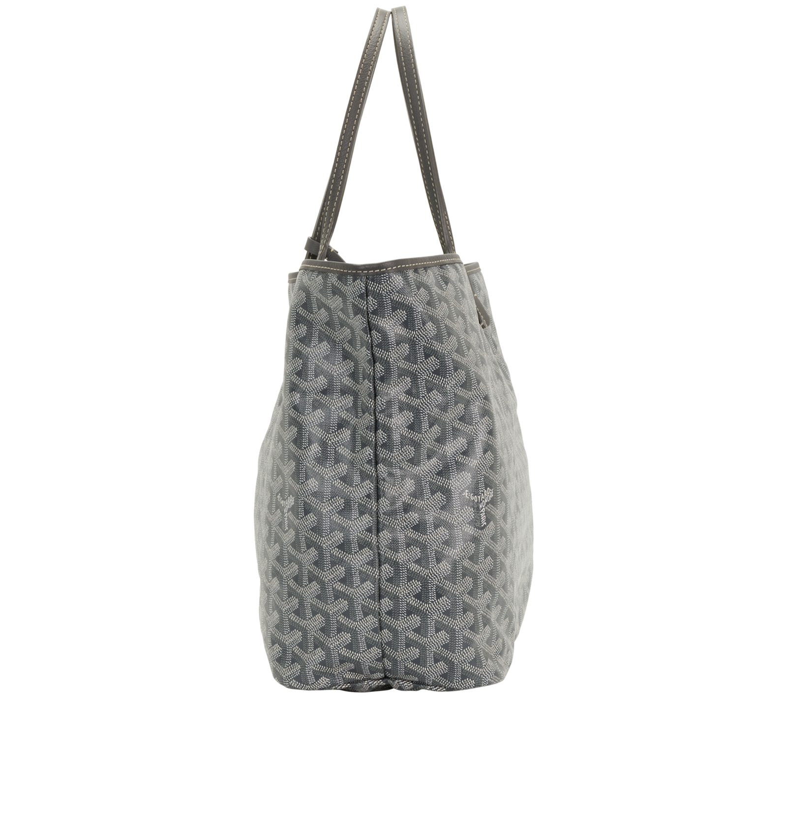 St Louis PM, &pound;1,600, Handbags, Grey, Canvas, Side view